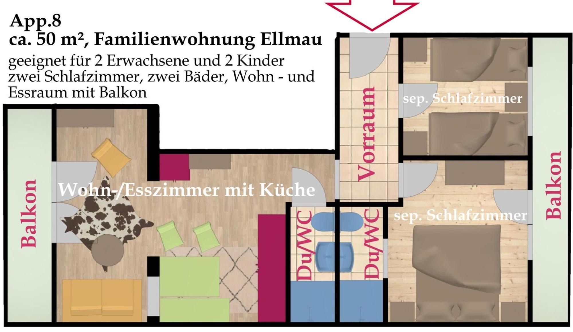 Kaiserapart Ellmau Zentrum Exteriér fotografie